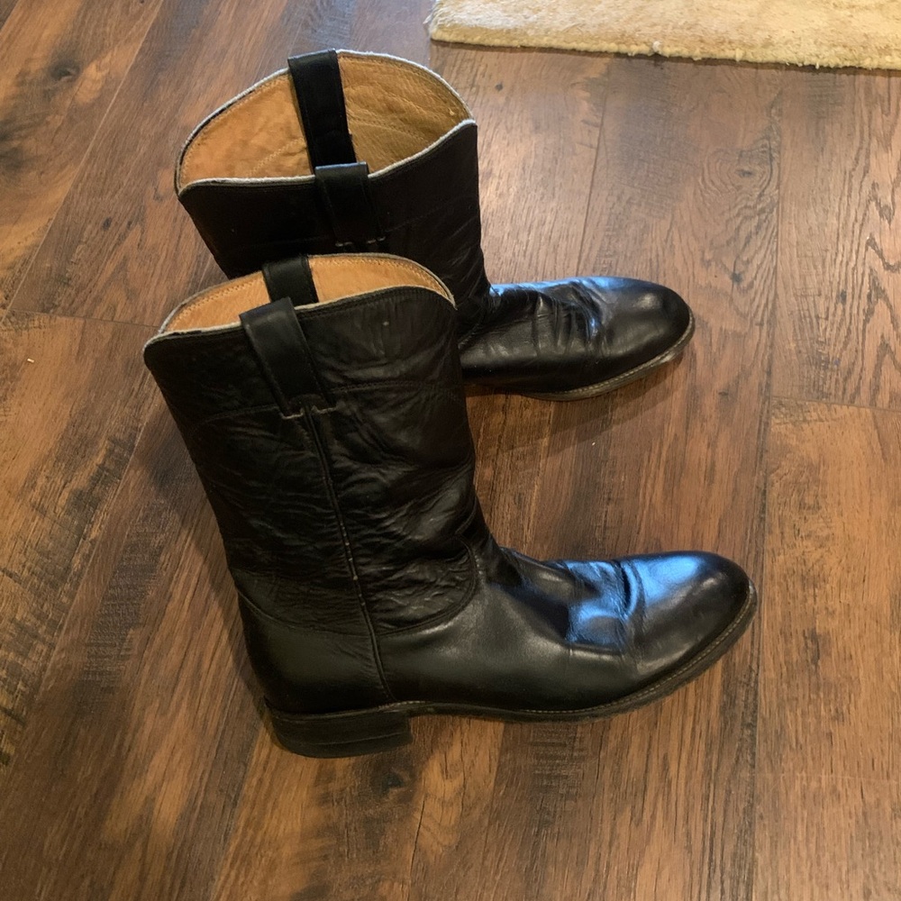 Justin Men’s Kipskin Roper Western Boots - Picture 7 of 14